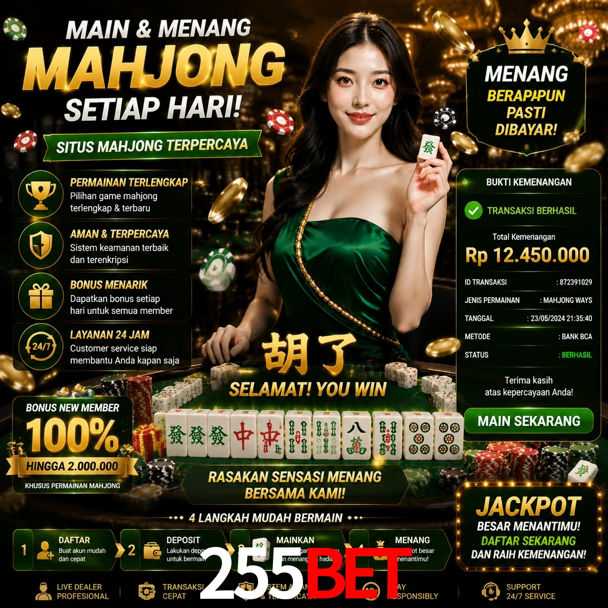 Ganhar e sacar na 255bet